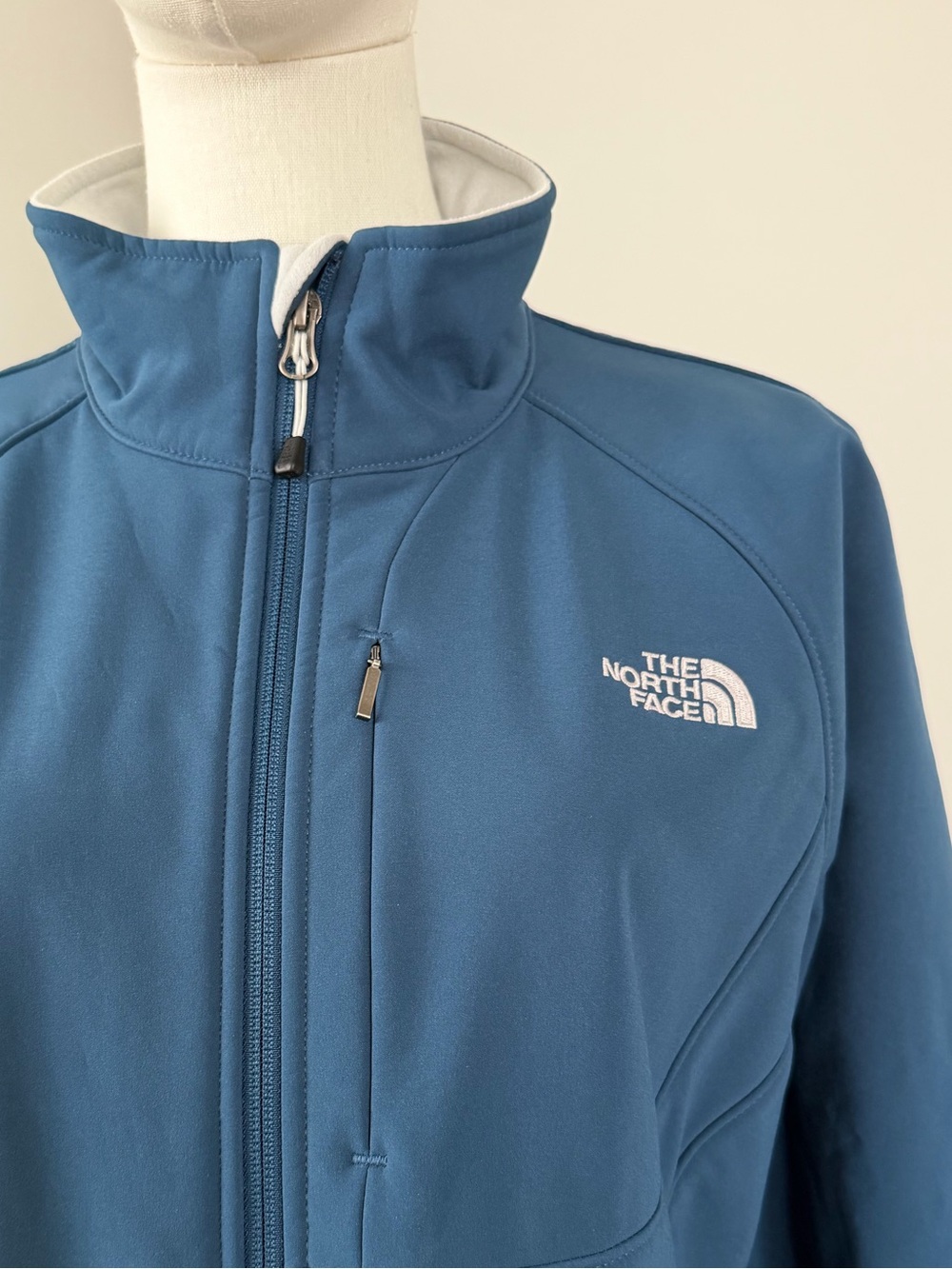 The North Face Apex Bionic Softshell Jacket Teal Blue XL - Picture 8 of 15